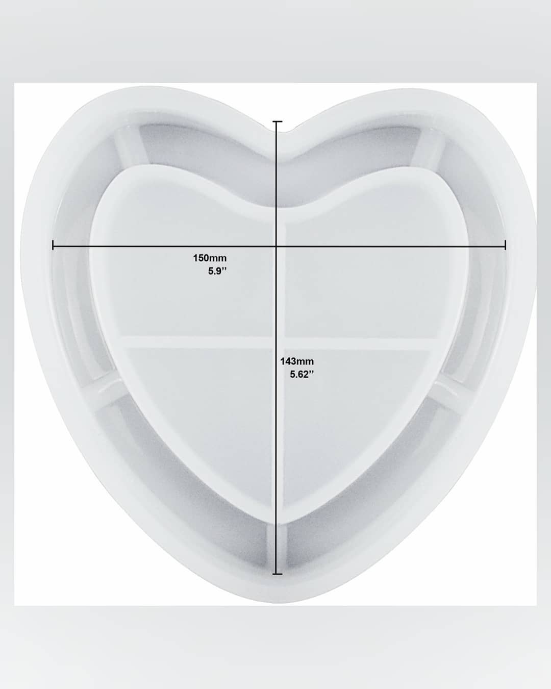  قالب زیرسیگاری(طرح قلب)